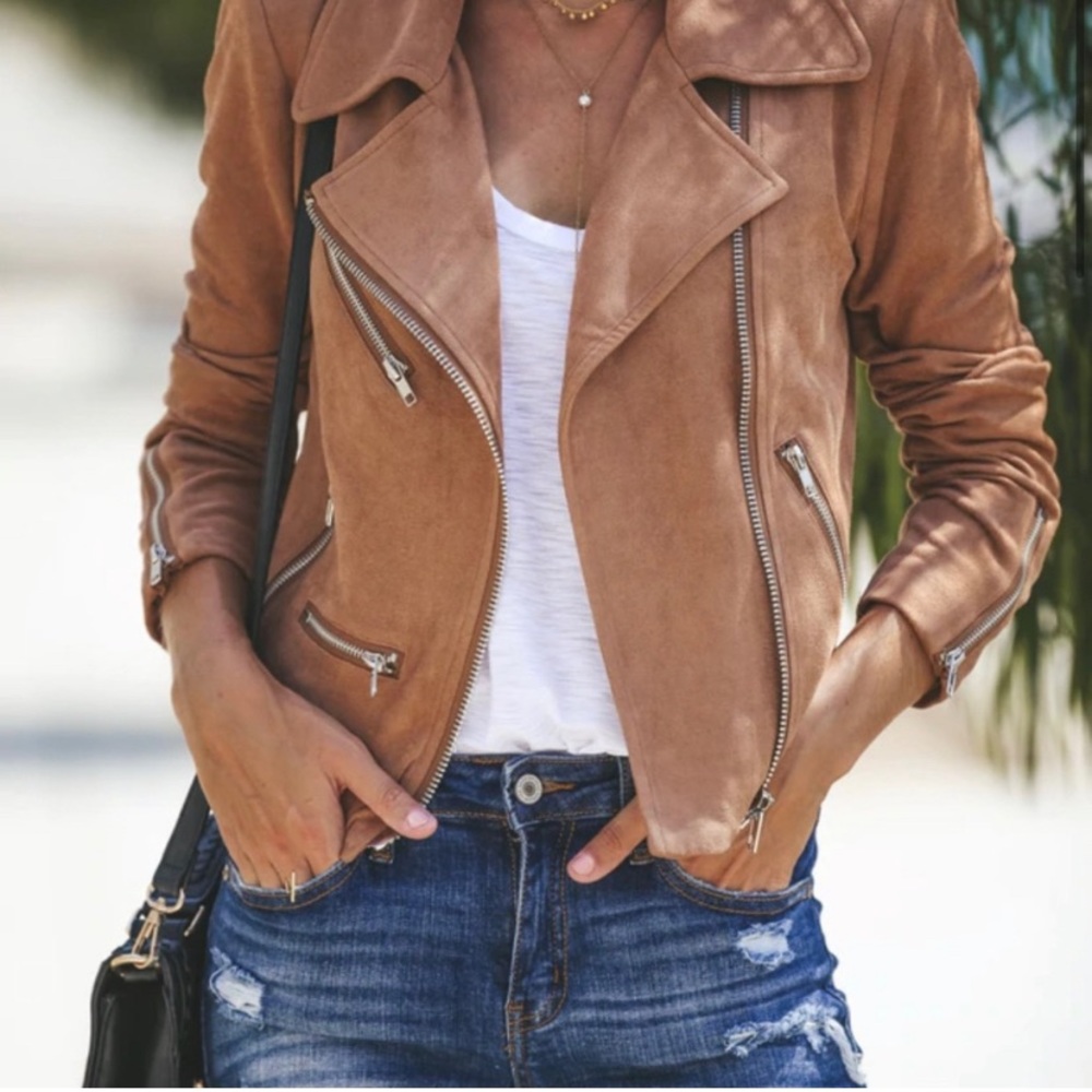 NWOT Vici Market Jacket- camel